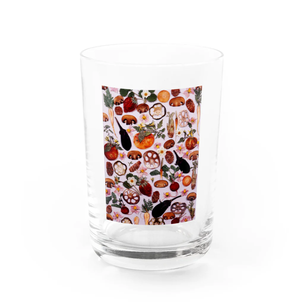 花エヴリのベジタブル Water Glass :front