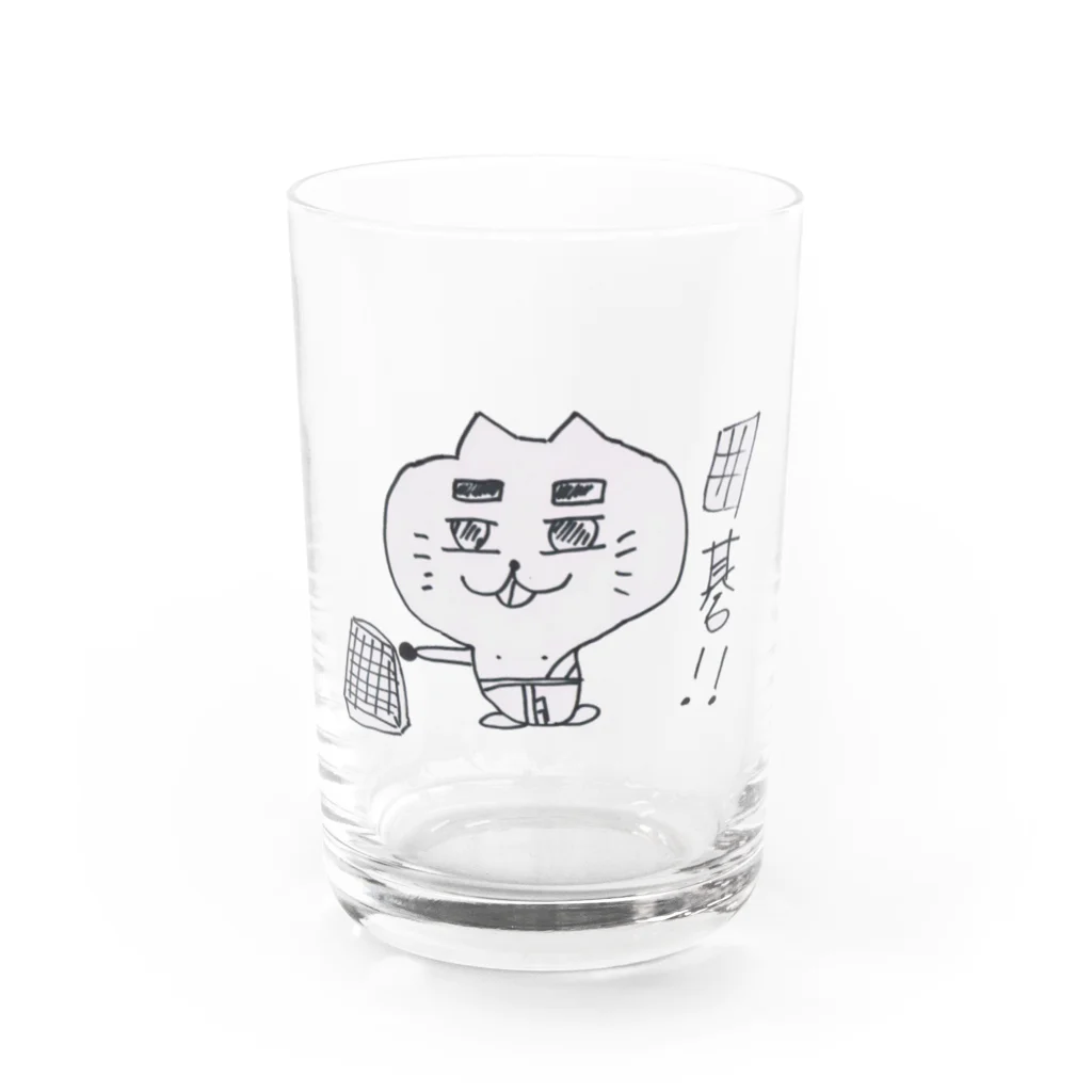 山島あや♀のあやのんの落書き雑貨w Water Glass :front