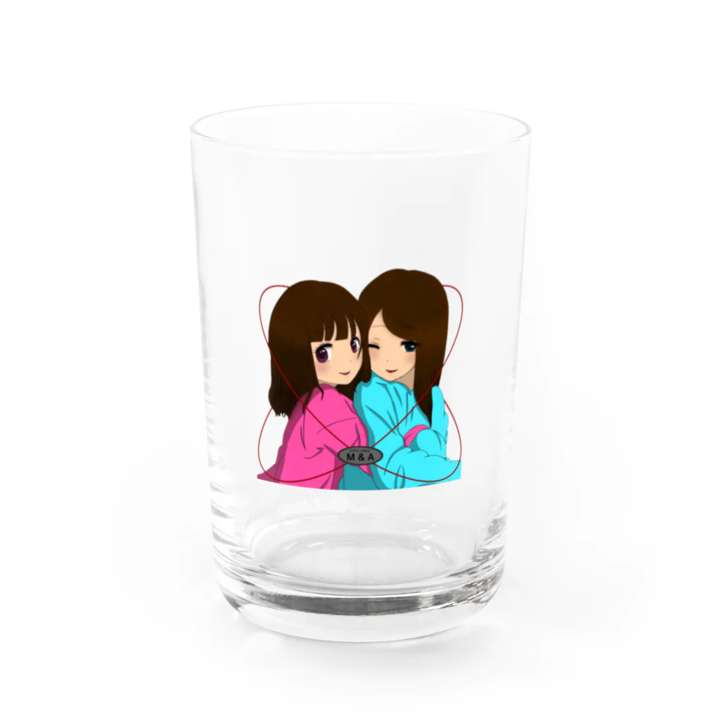 ゆずあや😈💜@ビタミンdiary🍊🌸📣🌠のビタミンdiaryグッツ✨ Water Glass :front