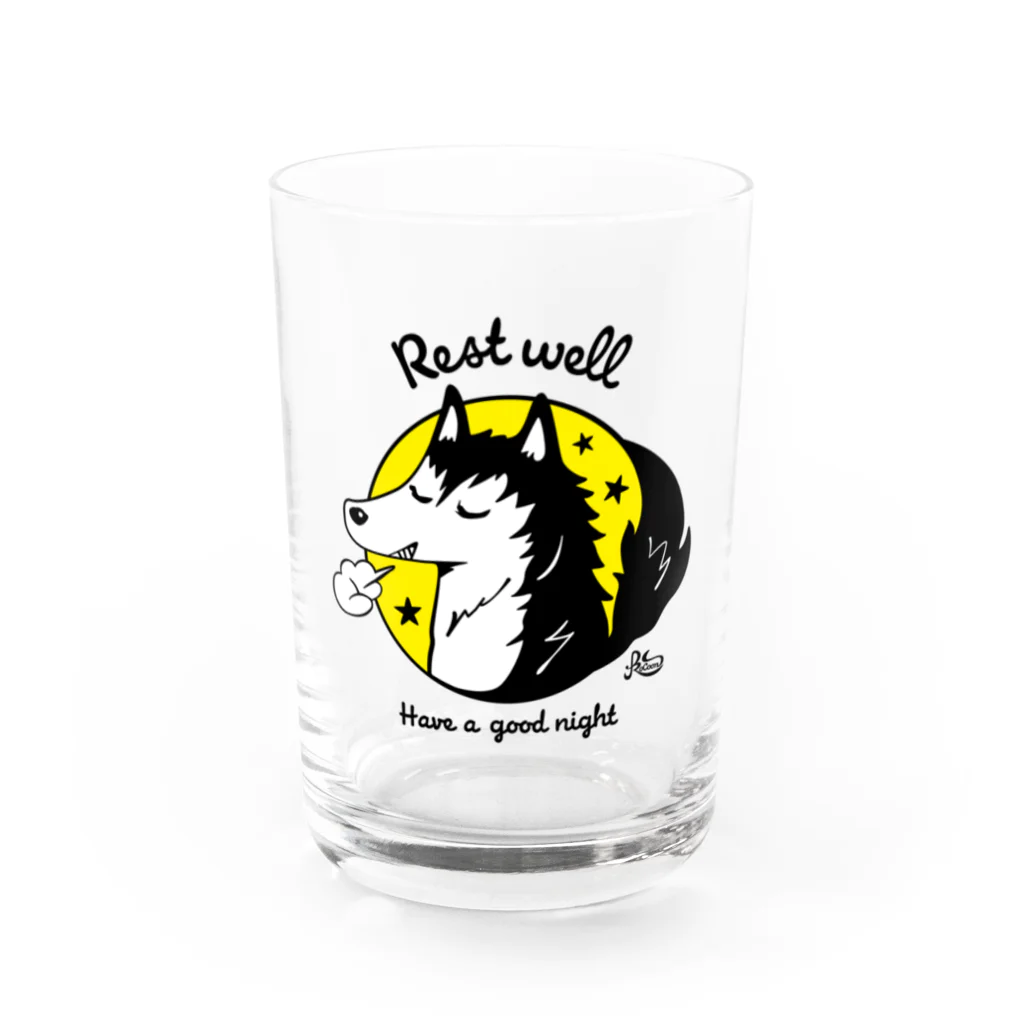 kocoon（コクーン）のお疲れさまオオカミ Water Glass :front