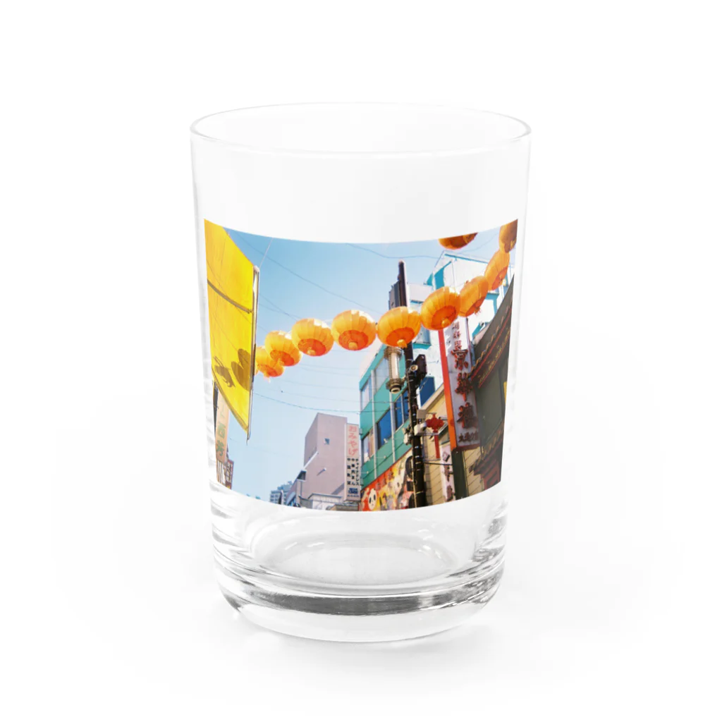 chaaa_haaaの中華街 Water Glass :front