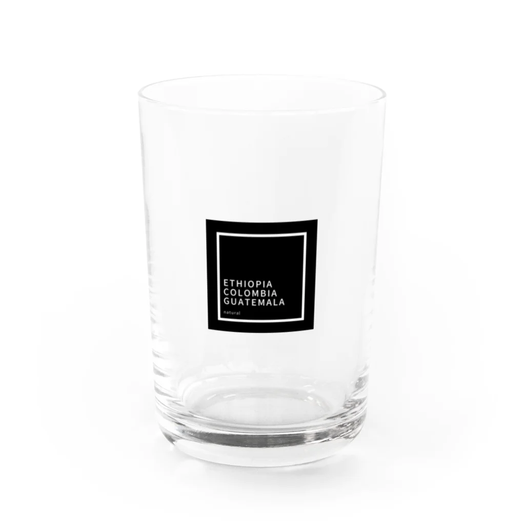 マッチングマリナ公式のコーヒー Water Glass :front