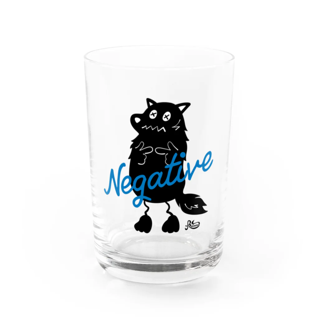 kocoon（コクーン）のネガティブ犬 Water Glass :front