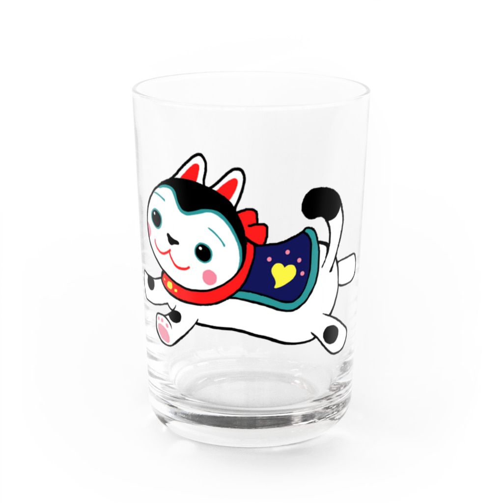ドラネコ商会のいぬはりこ Water Glass :front
