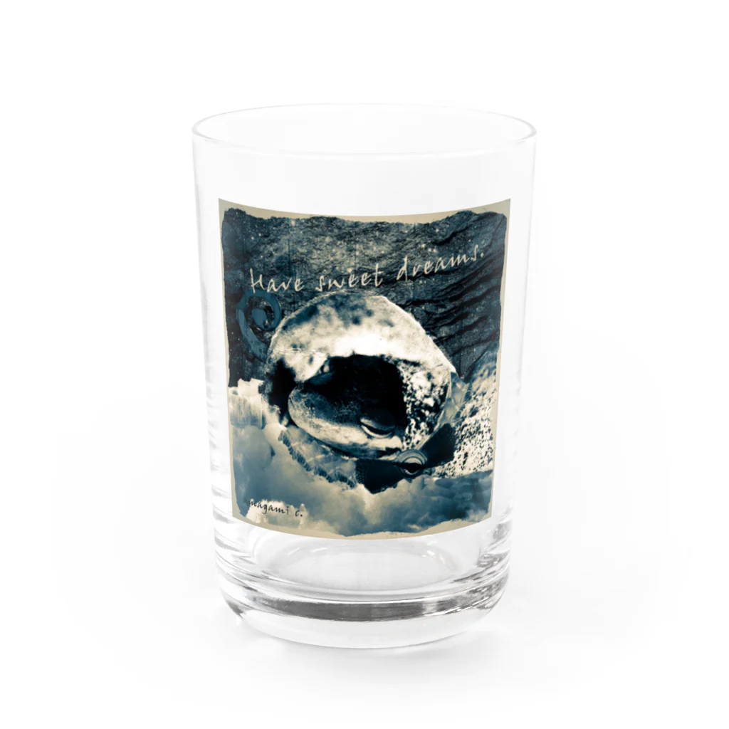 Laugh Rain Laboの夢路 mono ver. Water Glass :front