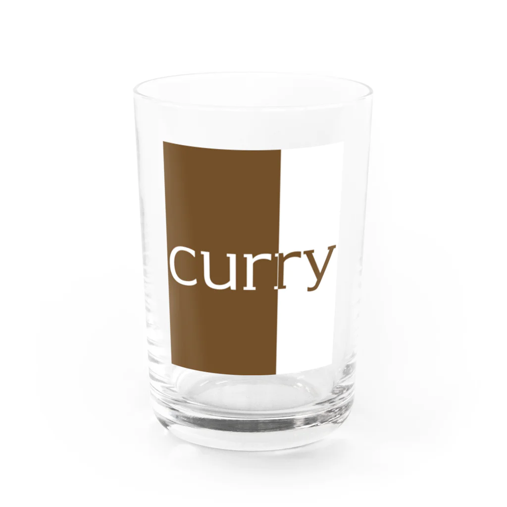 豪華ラインニャップの curry Water Glass :front