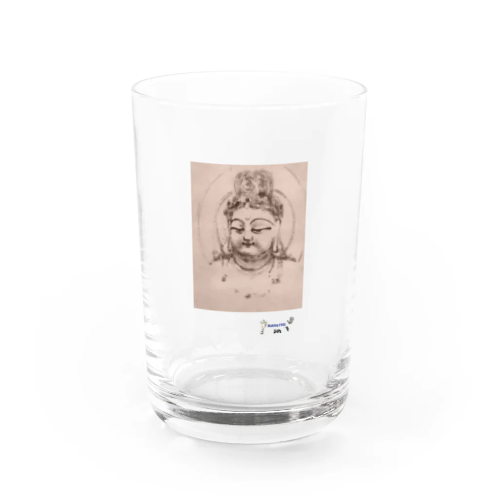 Making FOOLの五百幼童経の世界 仏画：Buddha A3-1 001 MF Water Glass :front