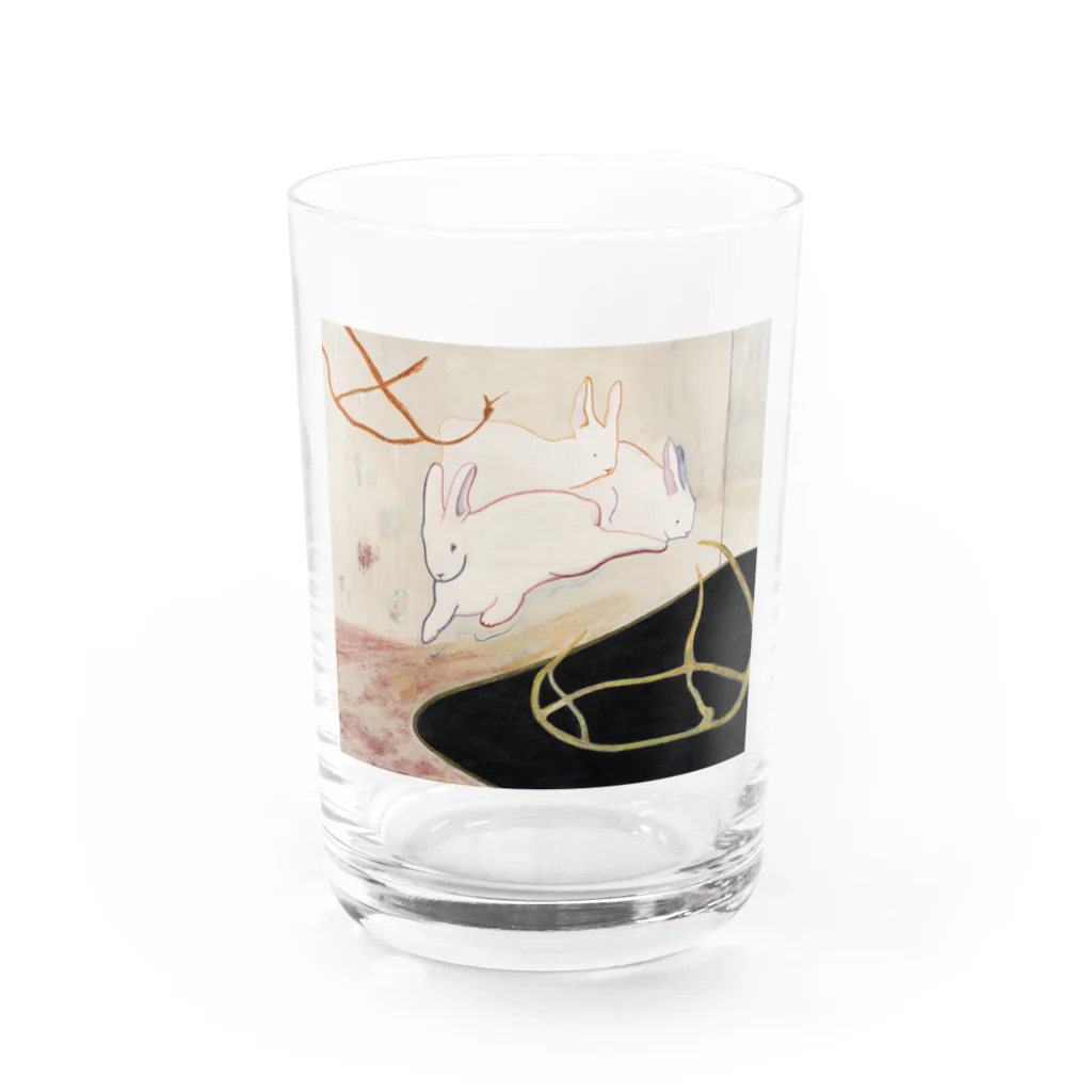 小林大悟のグッズショップの『湿度と三匹』シリーズ Water Glass :front