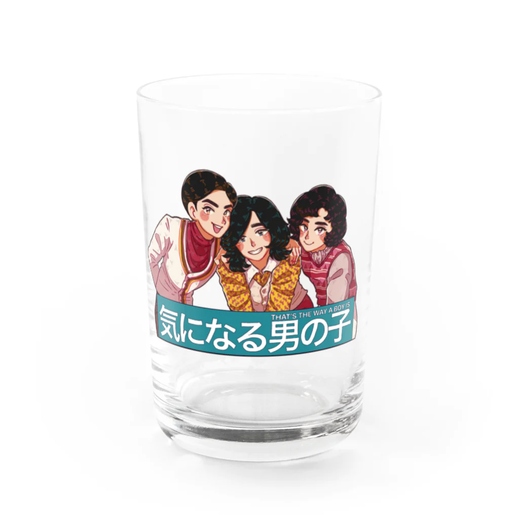 イワシチャンの気になる男の子 Water Glass :front