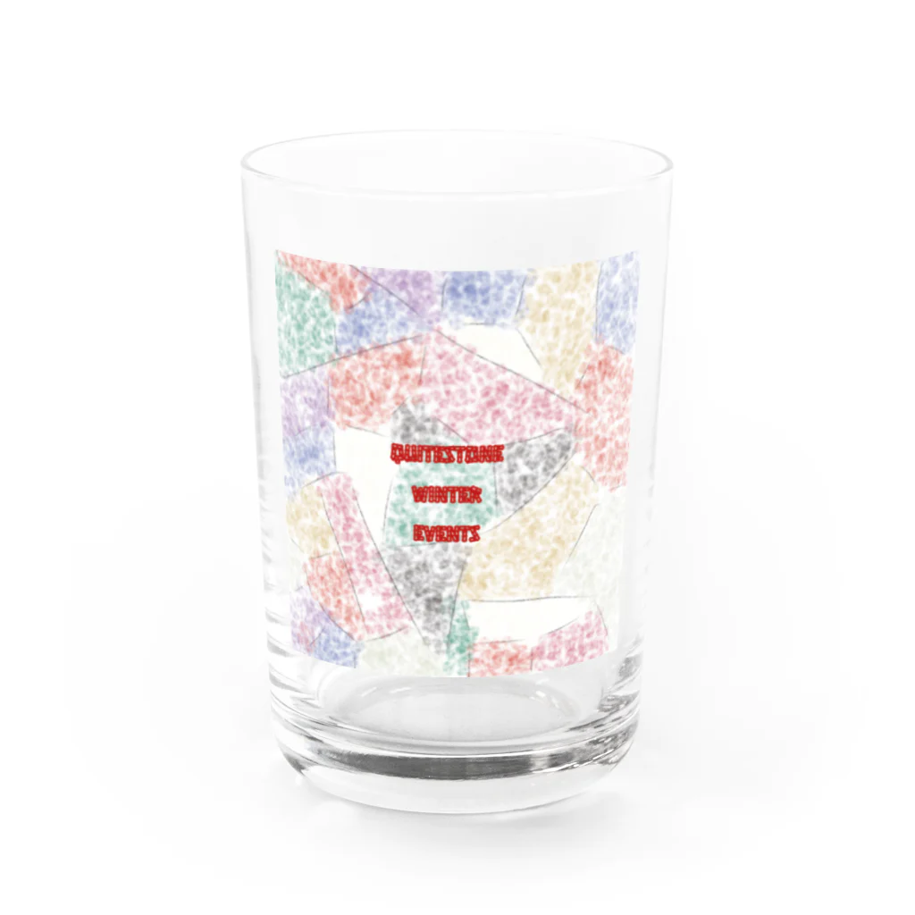 LeafCreateのQuiteStoneWinterEvents Water Glass :front