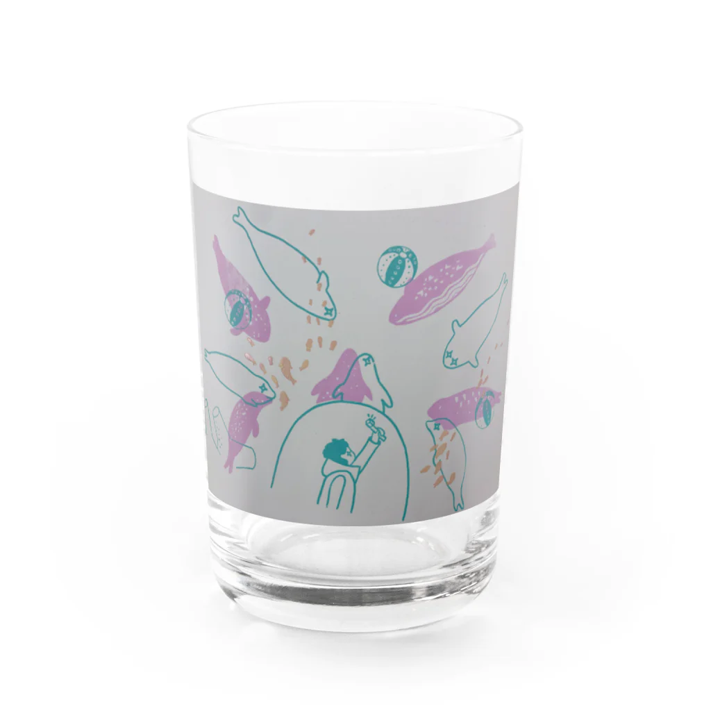 JUJUDEのMask man Water Glass :front