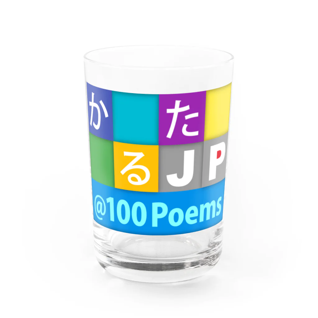 bonnylochのJP 100Poems：百人一首 Water Glass :front