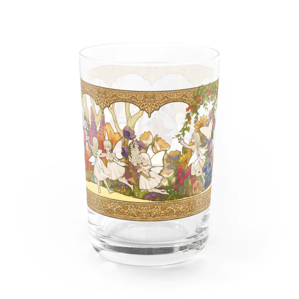 saf.Orion"の四季の森　－妖精たちの宴－ Water Glass :front