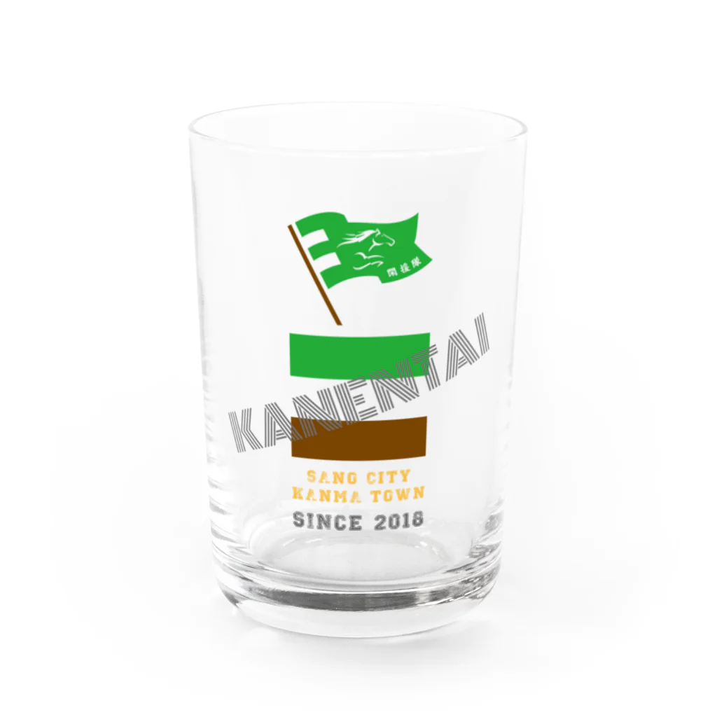 閑援隊オリジナルグッズショップの閑援隊 Water Glass :front