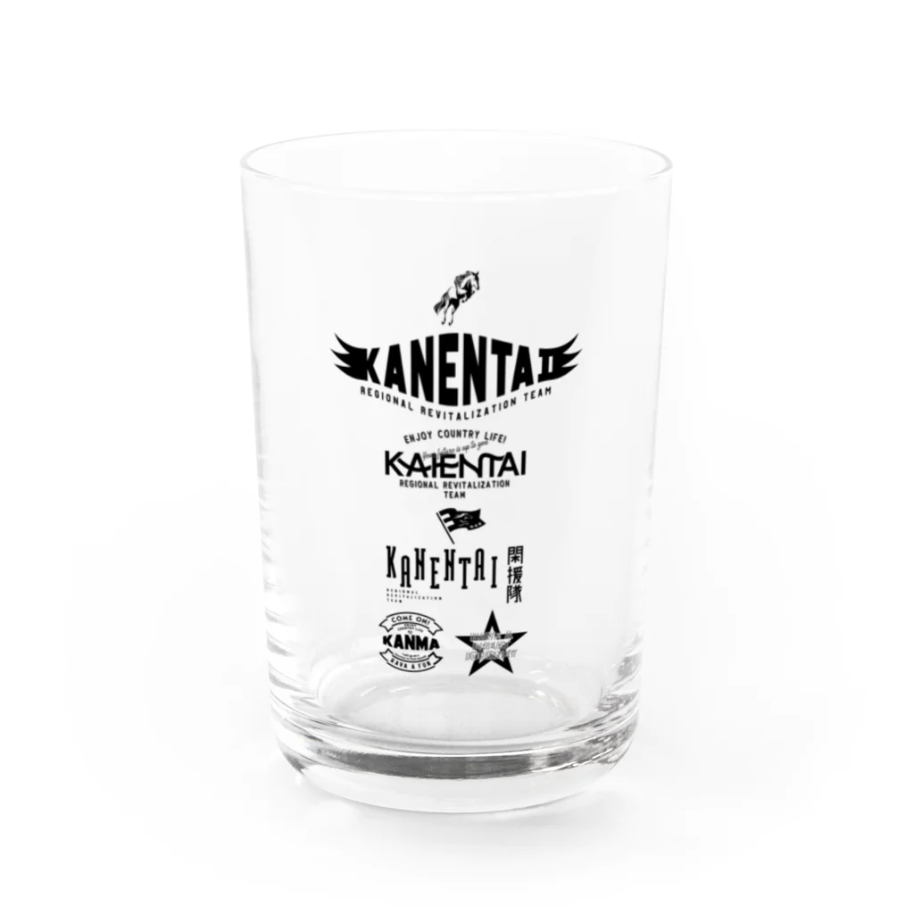 閑援隊オリジナルグッズショップの閑援隊 Water Glass :front