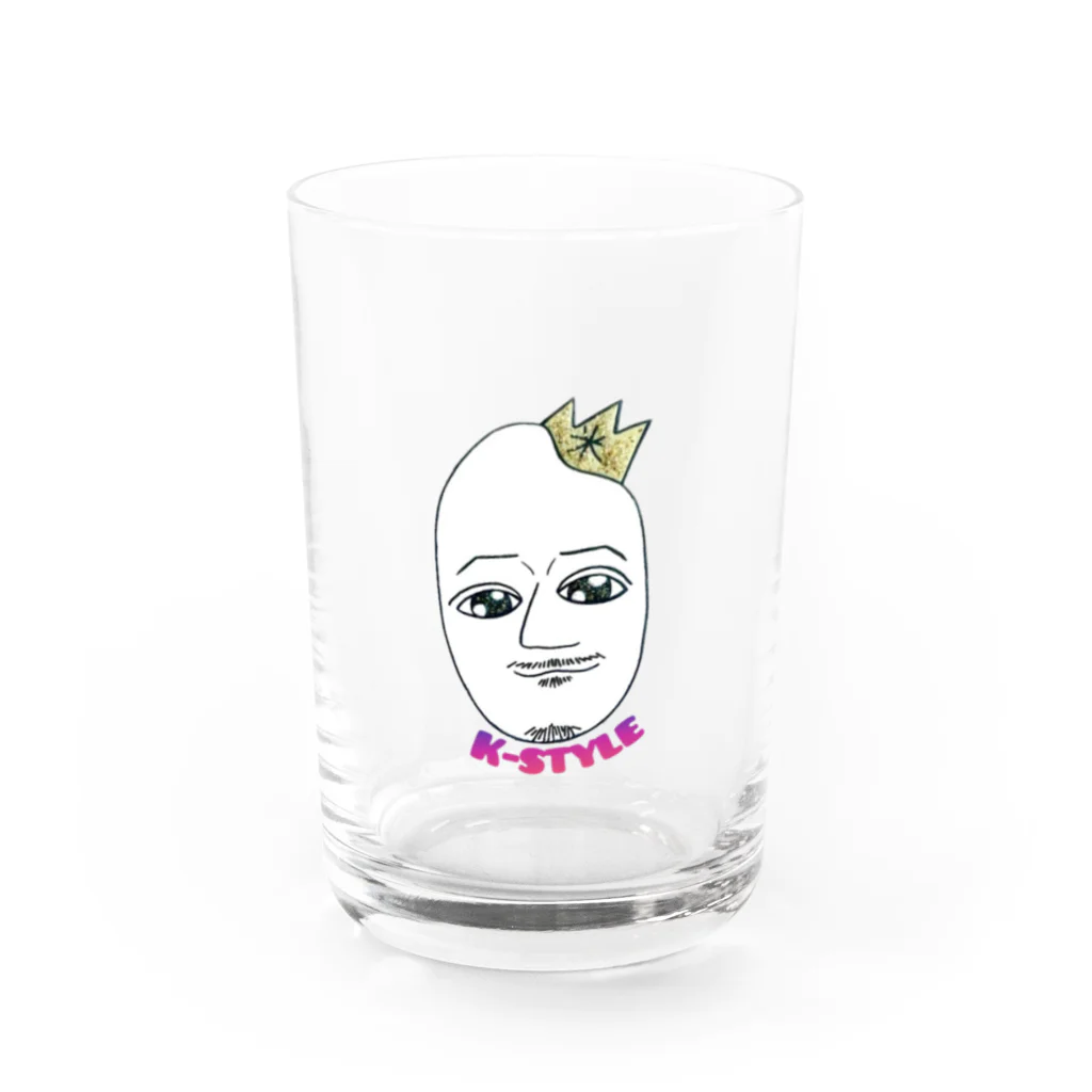 K-styleの米キングのコップ Water Glass :front