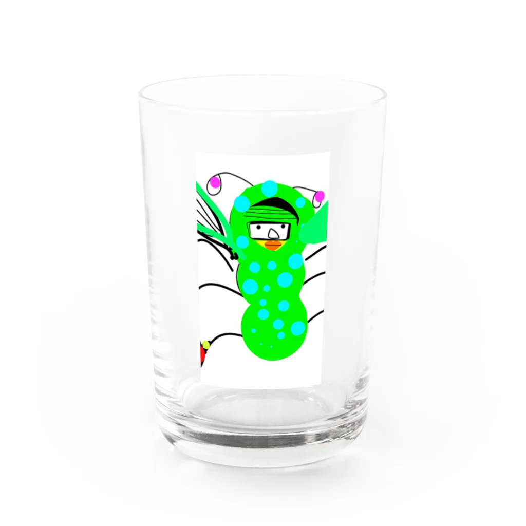 ratcyoのWhat a Nabe Water Glass :front