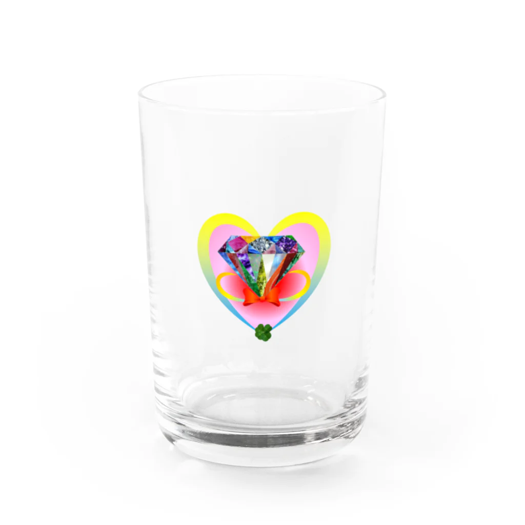 ADHLM cloverのパワーストーン宝石 Water Glass :front