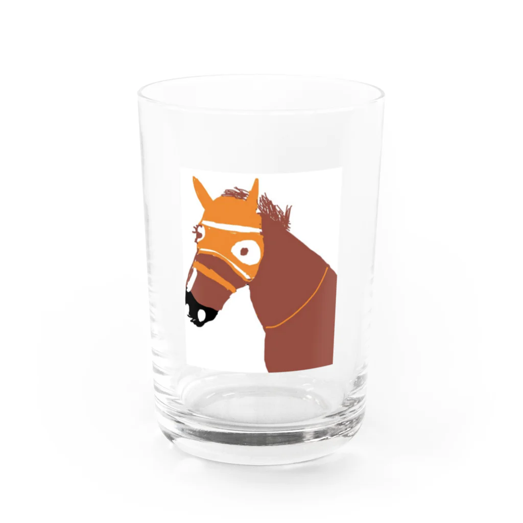 ﾓｽﾞｶｽﾃﾗのうま Water Glass :front