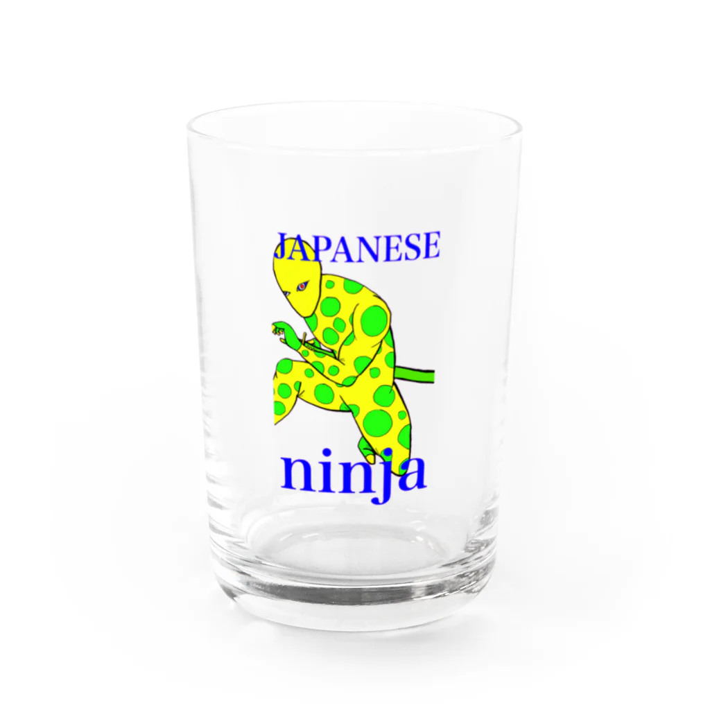 ビビットカラーアイテムズのJapanese ninja Water Glass :front