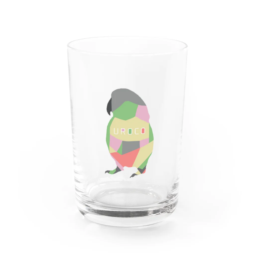 Oripのウロコインコ Water Glass :front