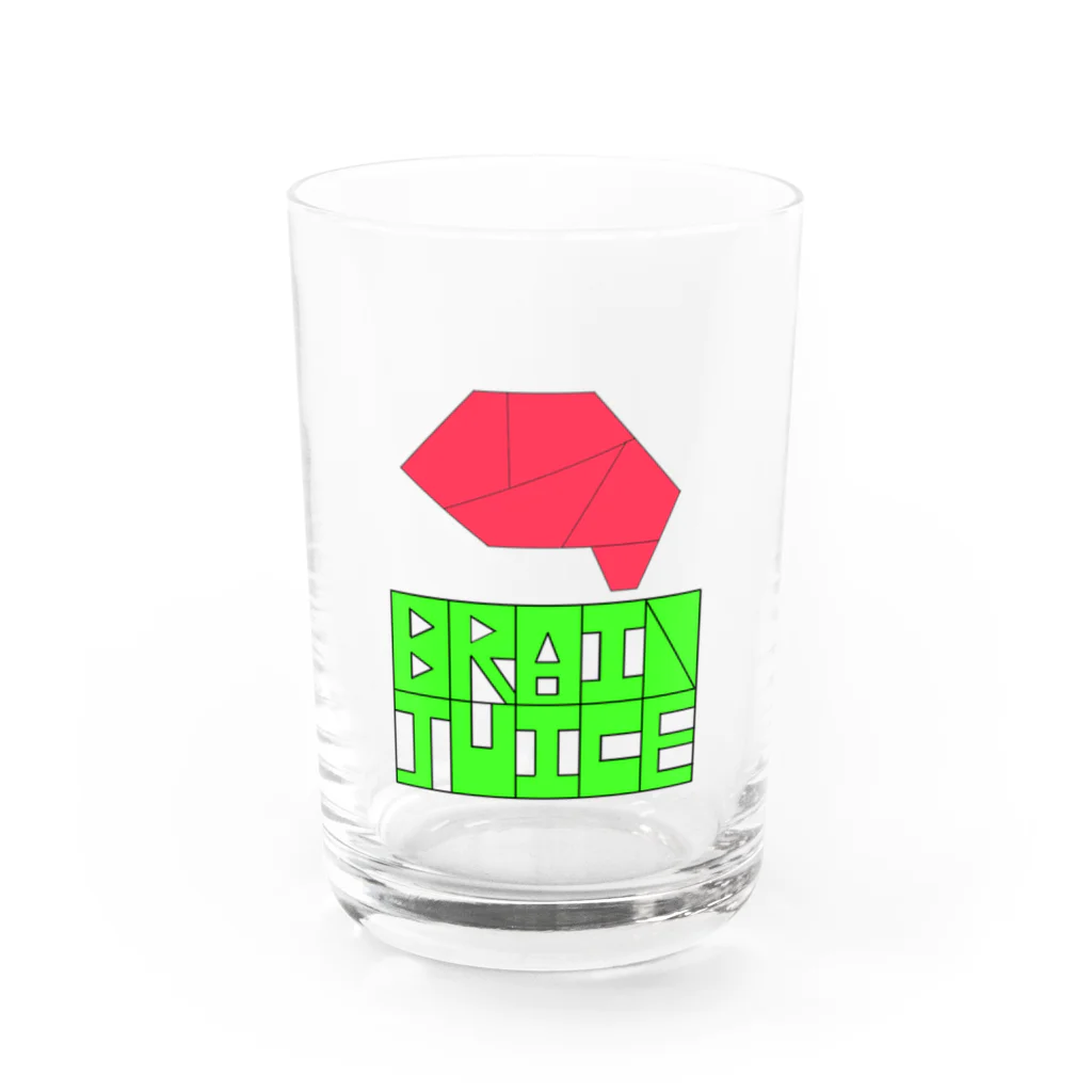 SocialのBRAIN JUICE Water Glass :front