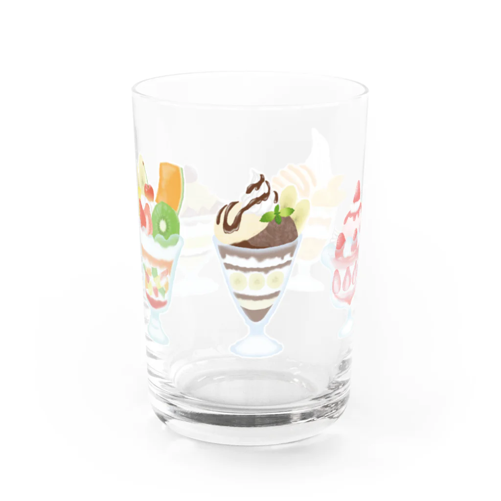 ぴよねこ(nikoneko)のpafepafe Water Glass :front