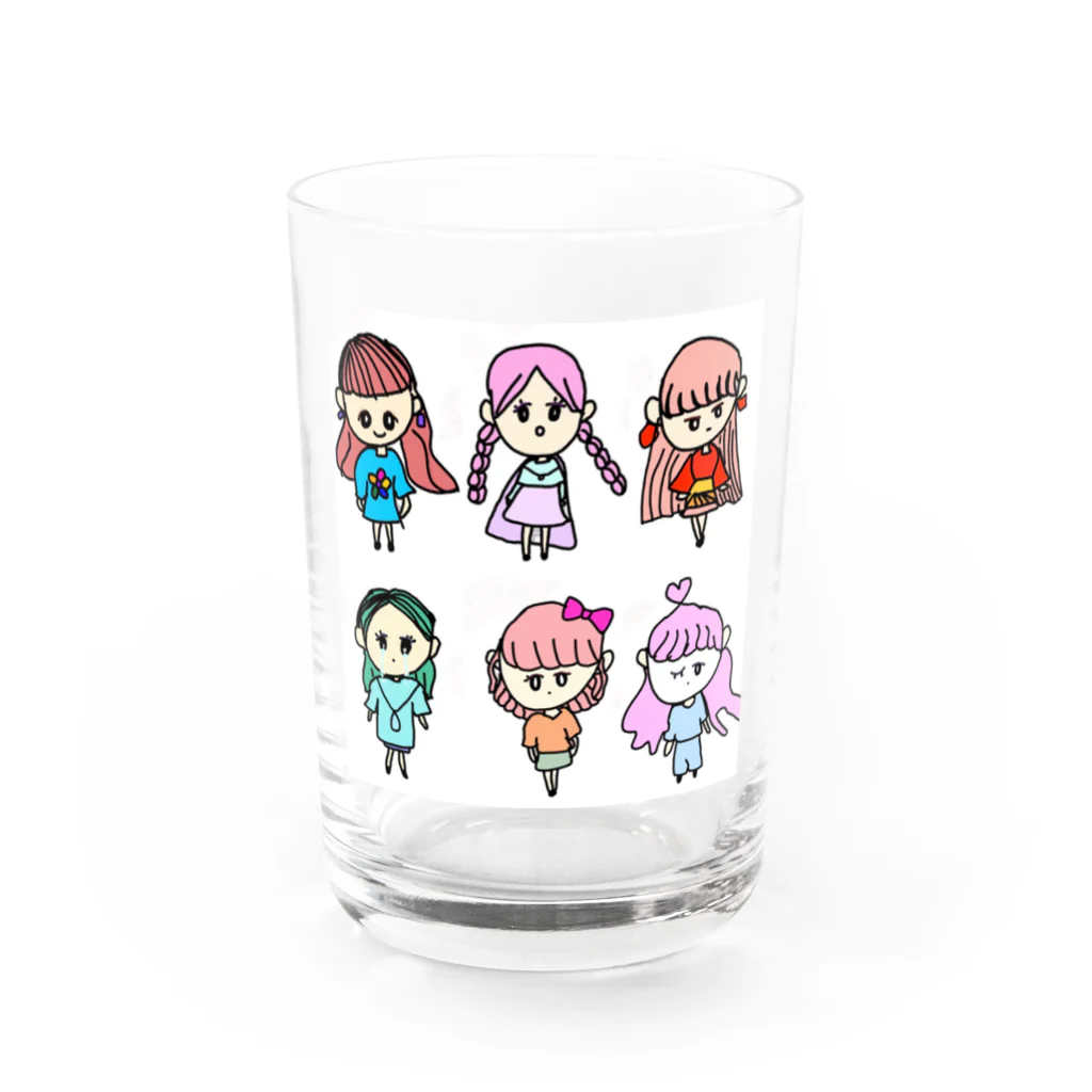 ♡シュガールズ♡の♡シュガールズ♡ Water Glass :front