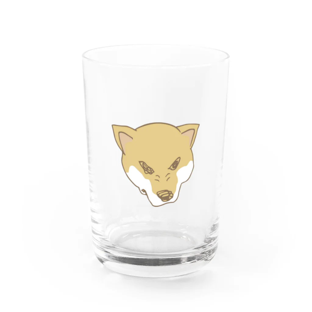 ken1219のデフォルメ柴犬 Water Glass :front