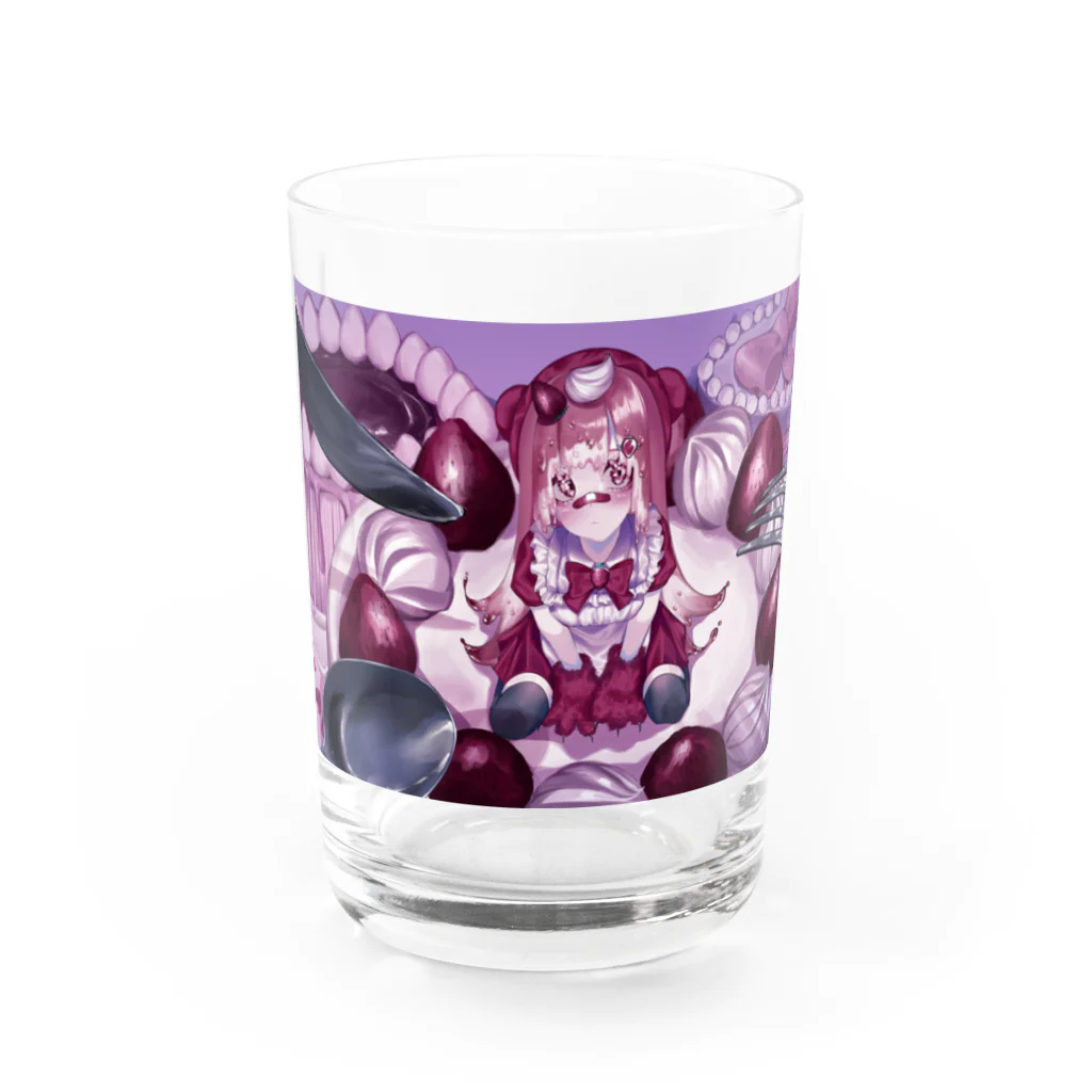 💜嫉魅 ゆき💜の食べちゃうの？ Water Glass :front