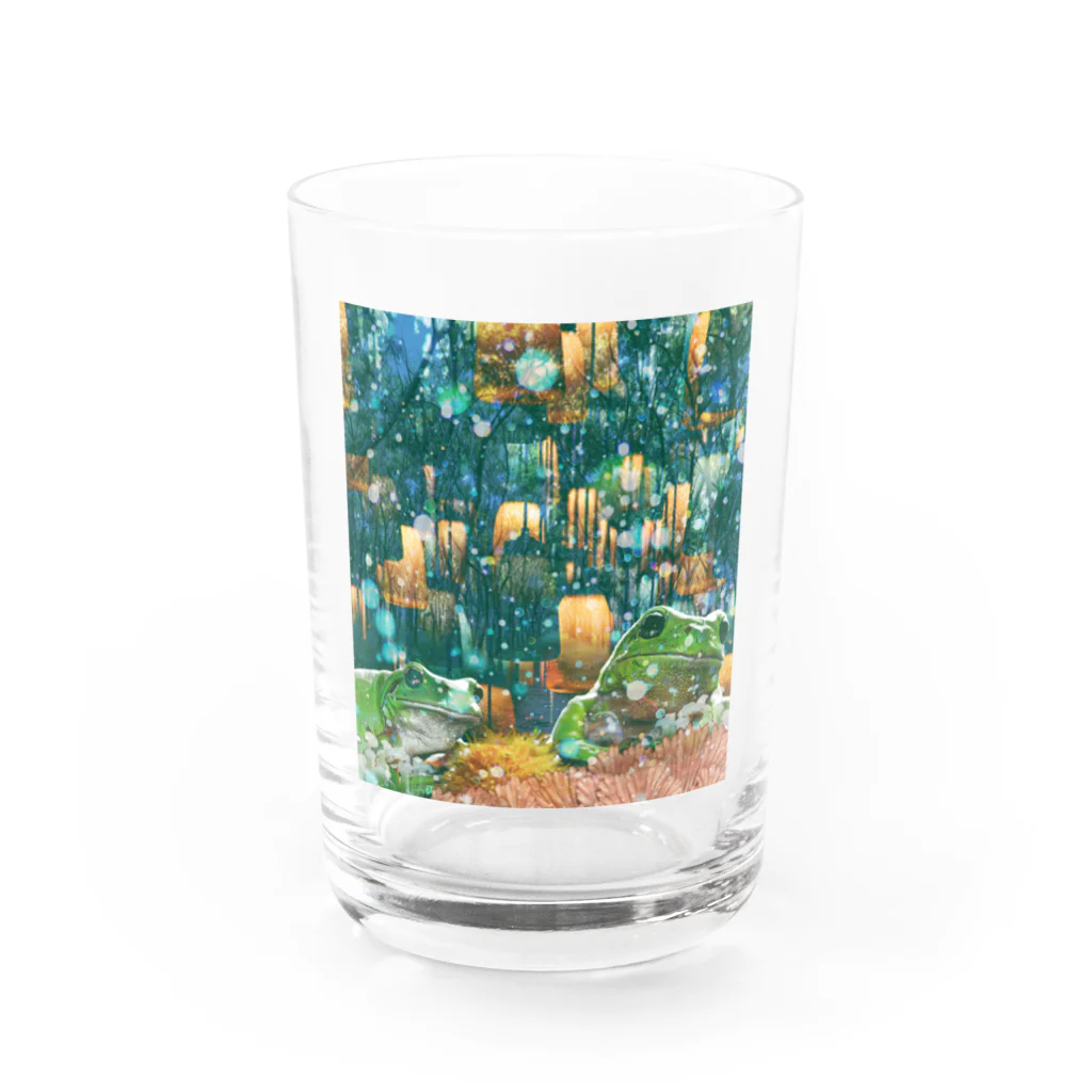 LOBweb | Photo collageのfantasy_カエル Water Glass :front