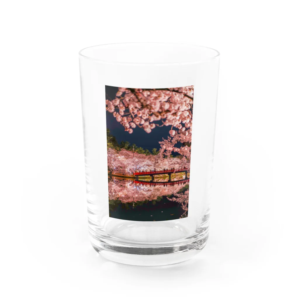 yusa3602のさくらまつり Water Glass :front