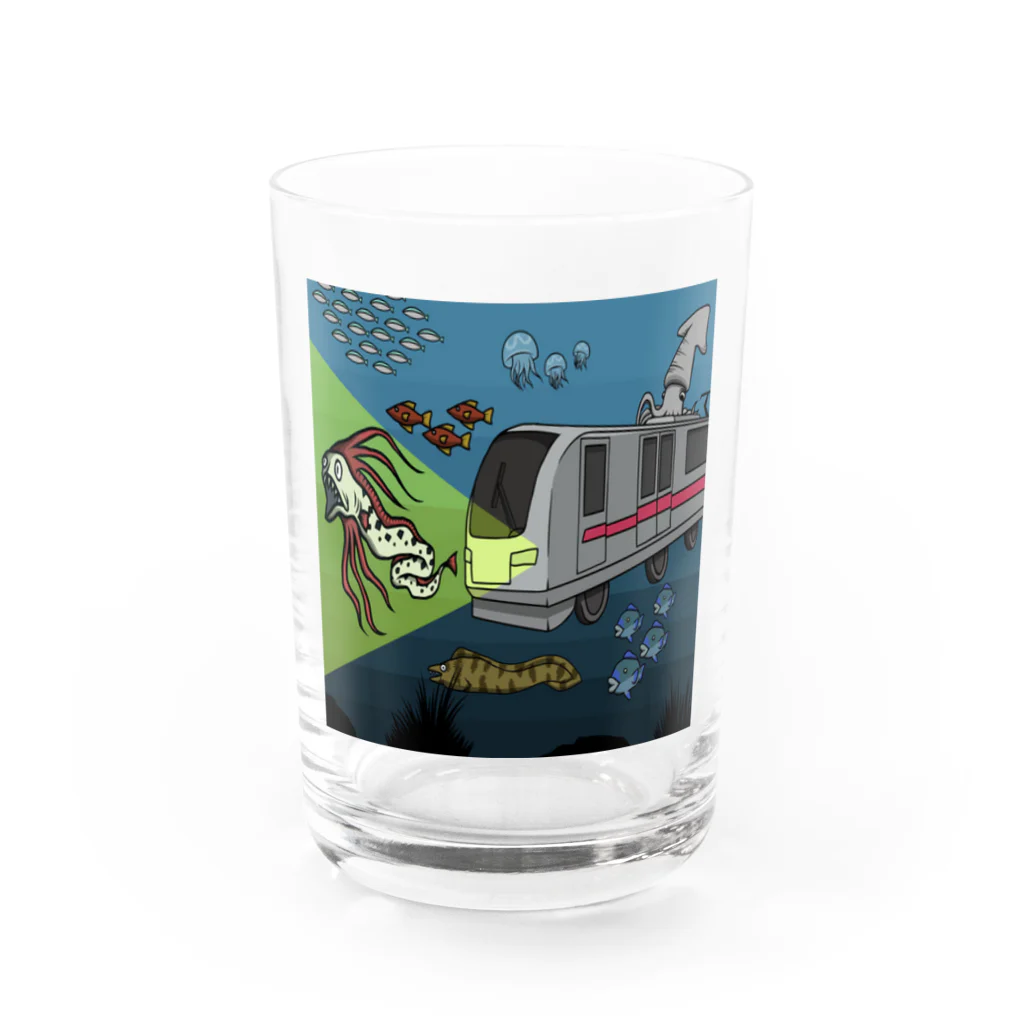 日高げのむの深海鉄道 Water Glass :front