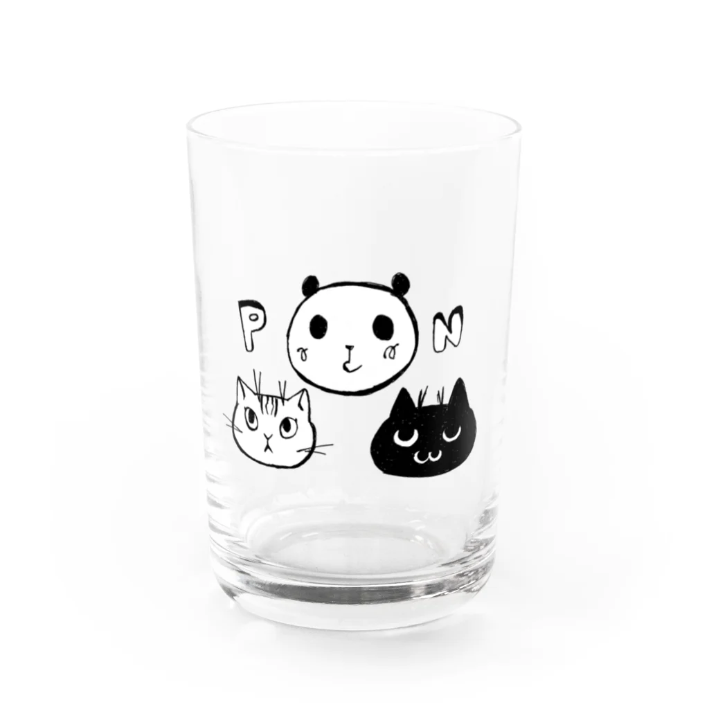 パンニャンのパンニャン　さんだんご Water Glass :front