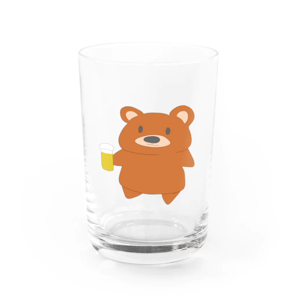 テディBBのやっほーまんグラス Water Glass :front