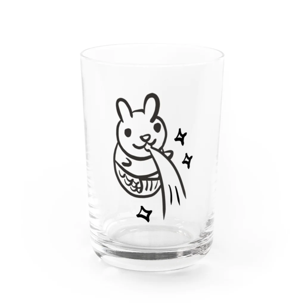 マーウサギ MarUsagi公式（MarRabbit Official)のマーウサギ Water Glass :front