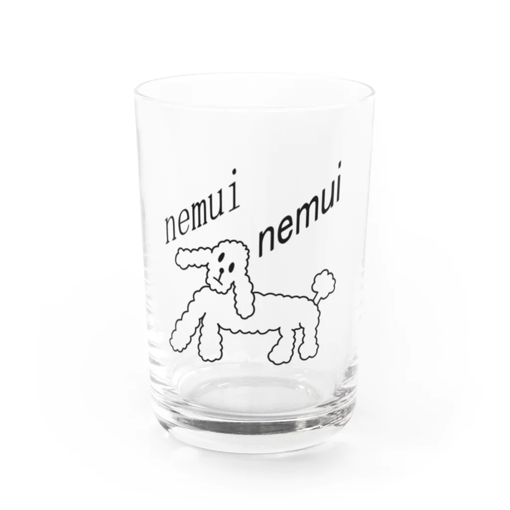 rumigreのnemuiイヌ Water Glass :front