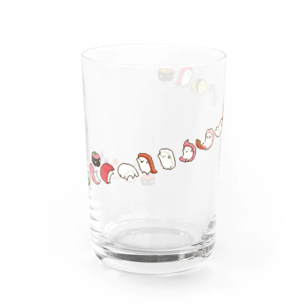 asahaの回転ずしくんだらけグラス Water Glass :front