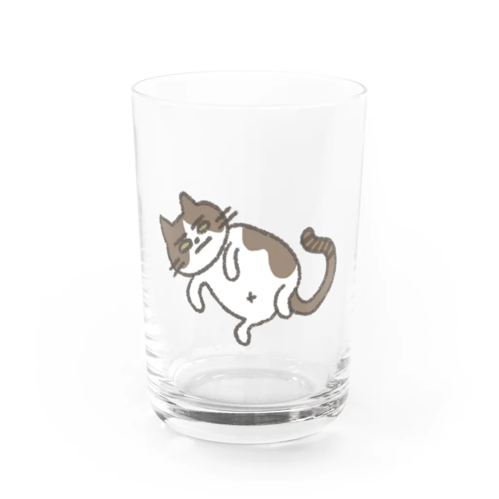 いくらのまんまる猫のまる グラス前面