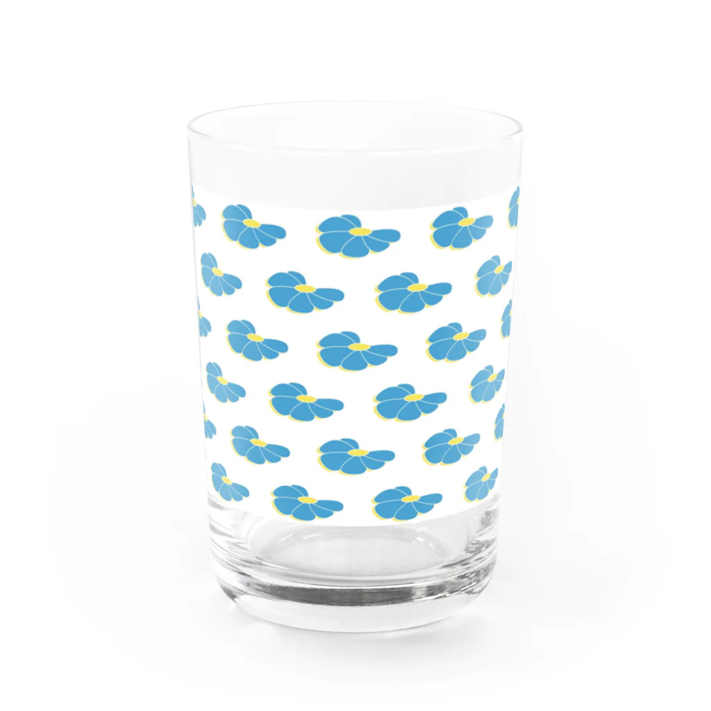 高瀬風音の花占い Water Glass :front