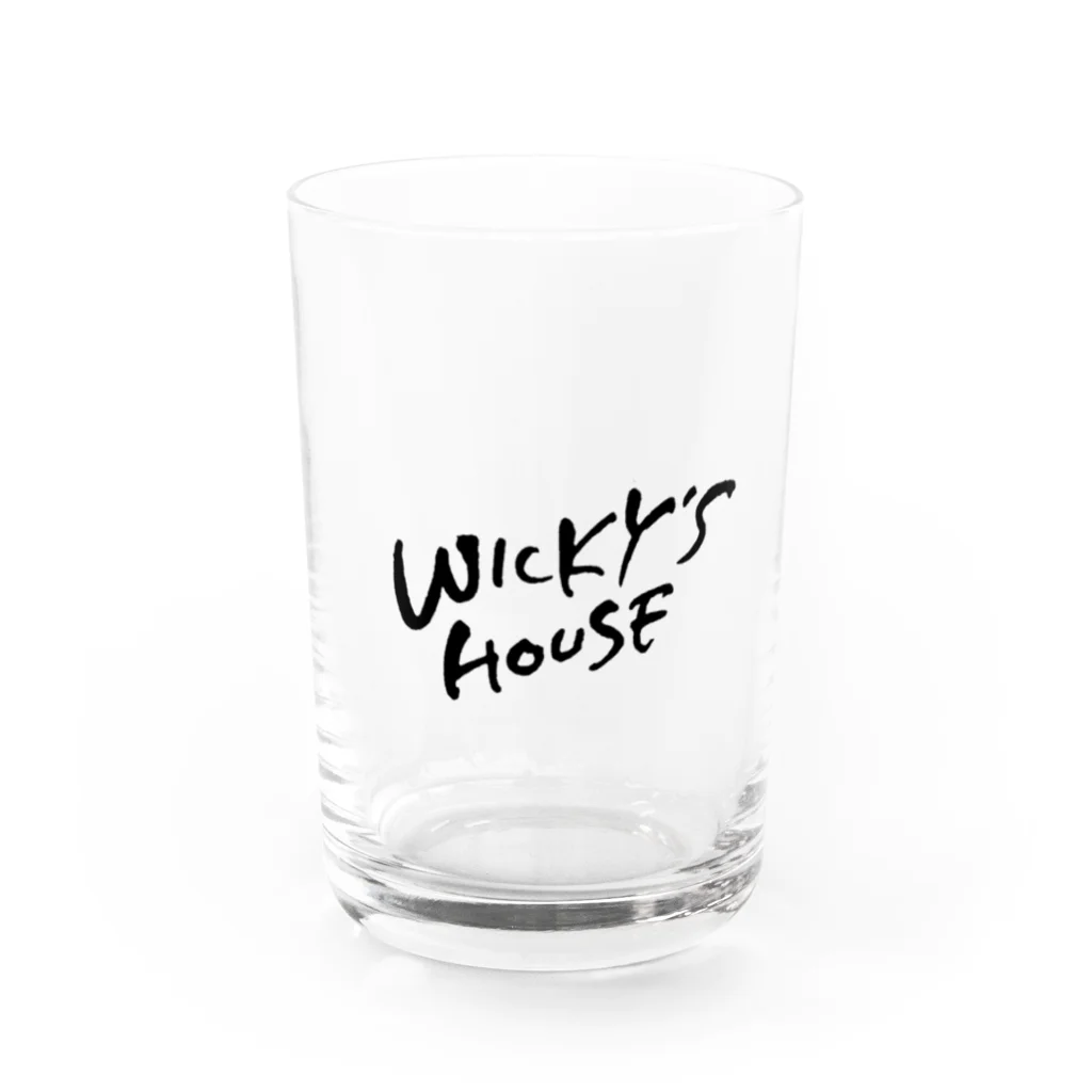 WICKY'S HOUSEのWICKY'S HOUSE正規ロゴグッズ グラス前面