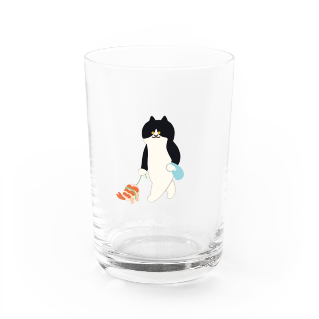 SUIMINグッズのお店の忠実な海老握り Water Glass :front