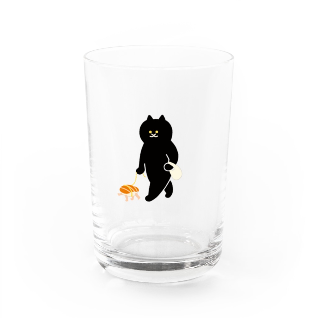 SUIMINグッズのお店の平凡なサーモン握り Water Glass :front