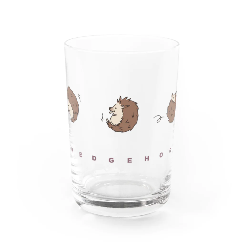 nicospyderのはりねずみレモさん Water Glass :front