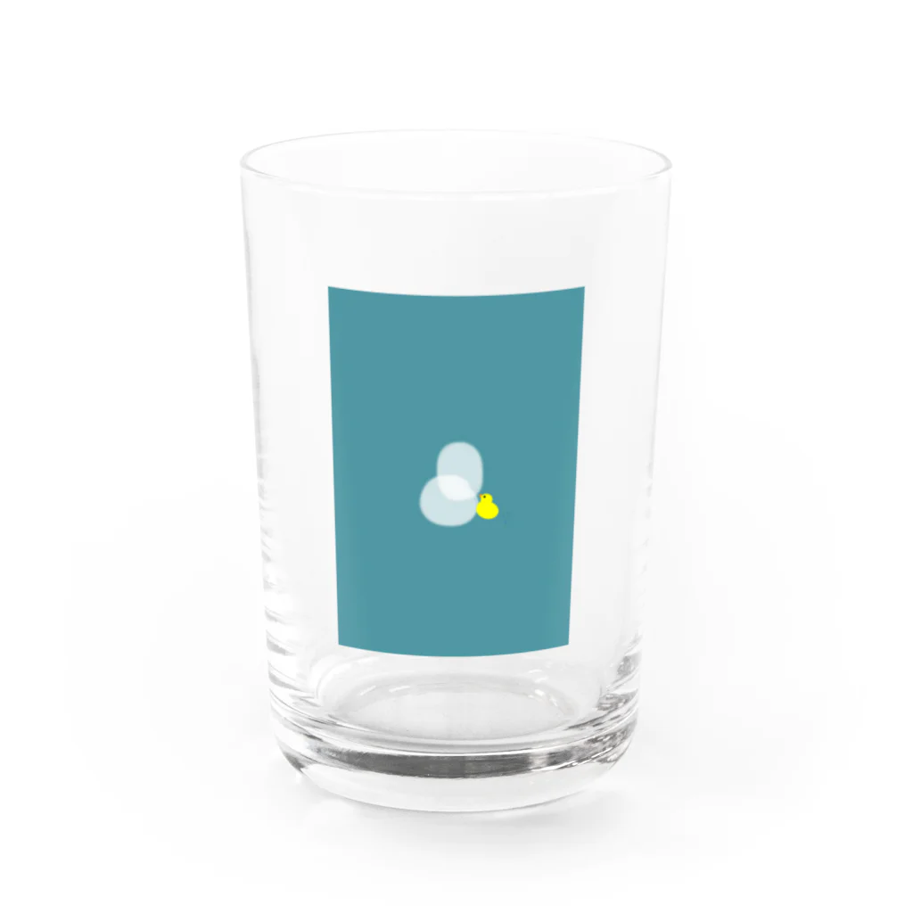 inko andのはつ雪 Water Glass :front