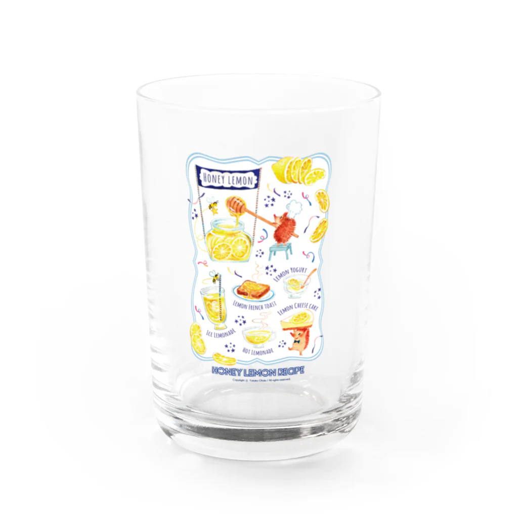 イラストレーター おおでゆかこのHONEY LEMON Water Glass :front