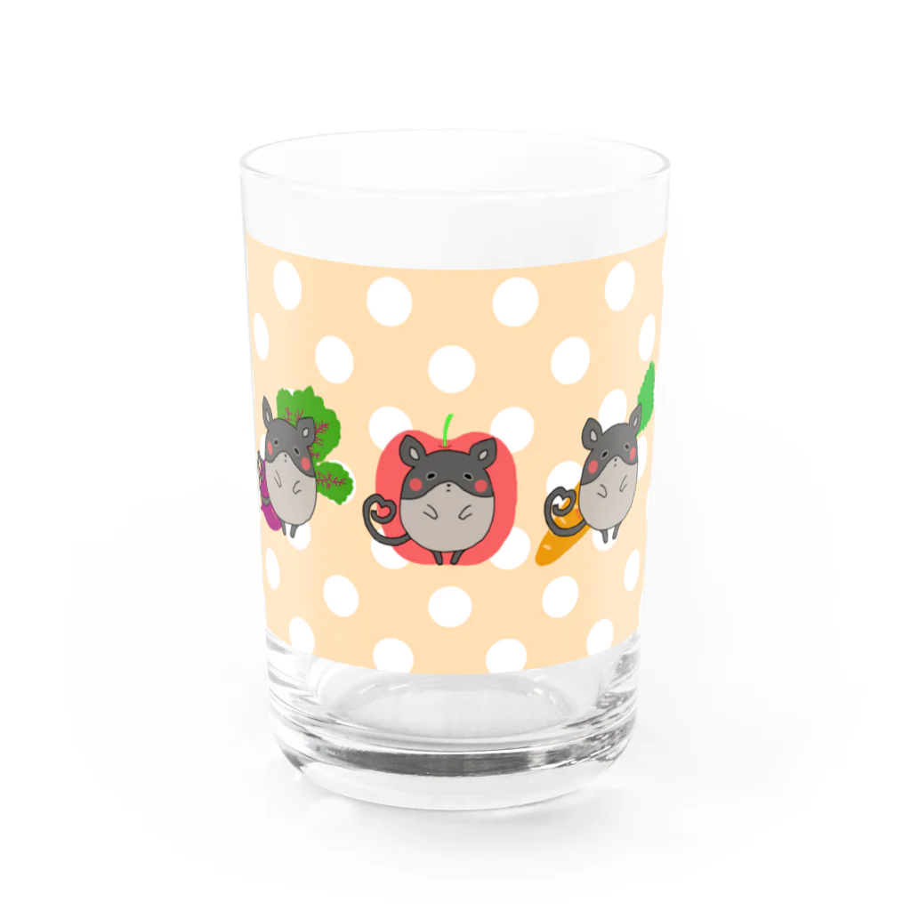 なちゅの小屋のどんぐりくんアイテム Water Glass :front