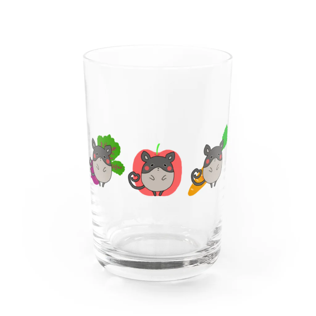 なちゅの小屋のデグーマウスのどんぐりくんアイテム Water Glass :front