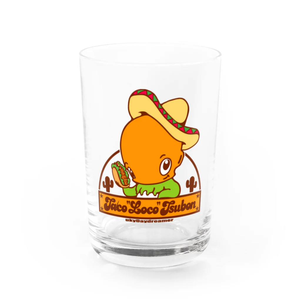 夢想喫茶デイドリームのTako Loco Tsubon Water Glass :front