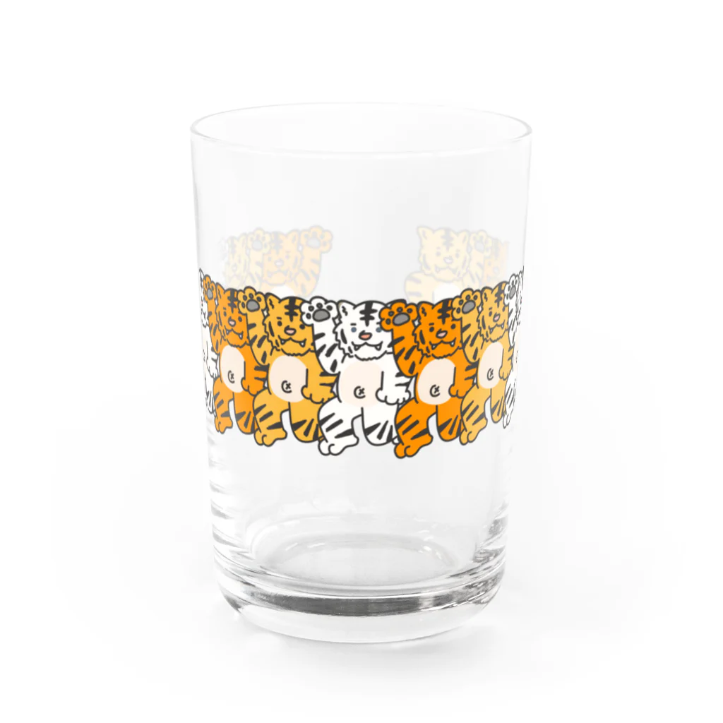 よもぎたけのこのトラトラ兄弟 Water Glass :front